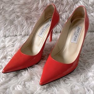 Jimmy choo Orange heels size 36 (6.5 us)